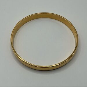 Monet L Vintage Gold-Tone Bangle Bracelet